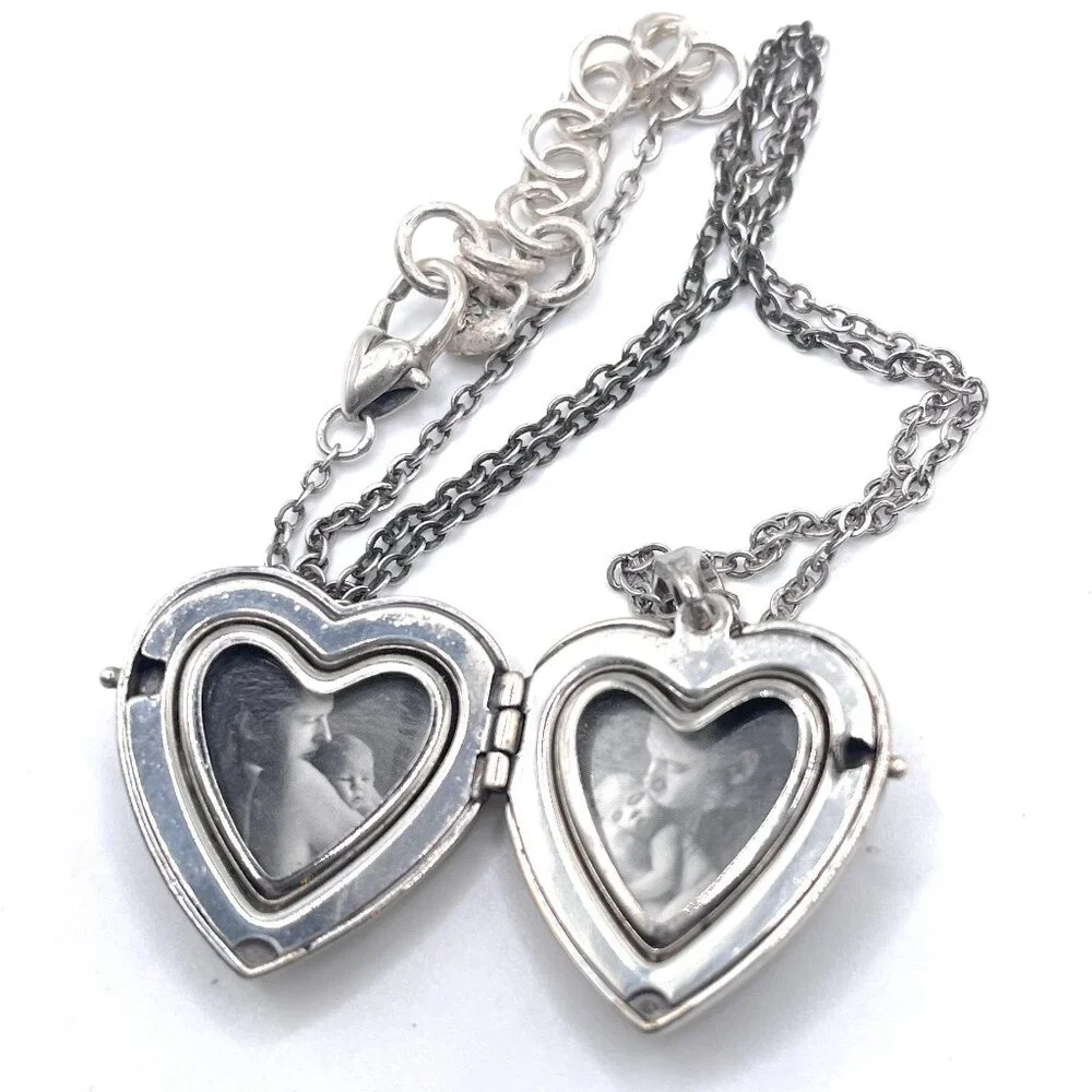 Brighton Sweet Memory Locket Heart Locket Necklace - 4054 - Picture 3 of 4